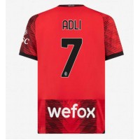 AC Milan Yacine Adli #7 Heimtrikot 2023-24 Kurzarm